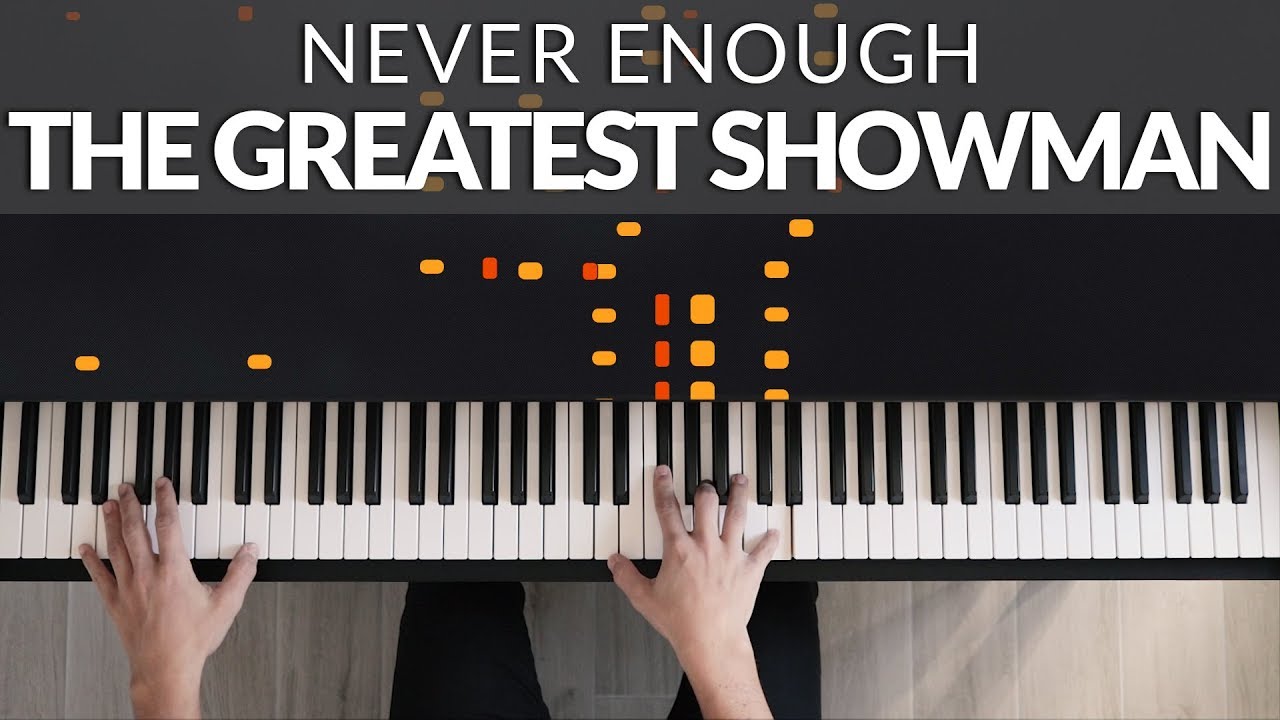 Never Enough - The Greatest Showman (Loren Allred) | Tutorial of my Piano Cover