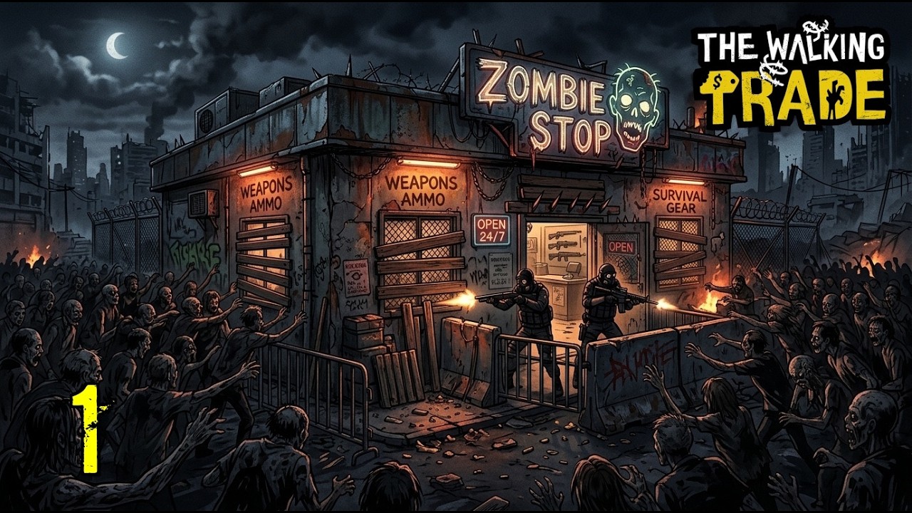 Zombi Kıyametinde Market İşletiyoruz | The Walking Trade | Bölüm 1
