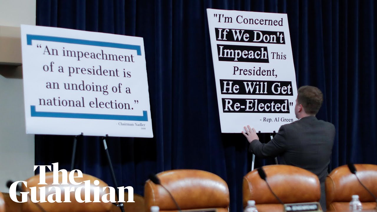 Trump impeachment inquiry: House judiciary committee holds first hearing&ndash; watch live