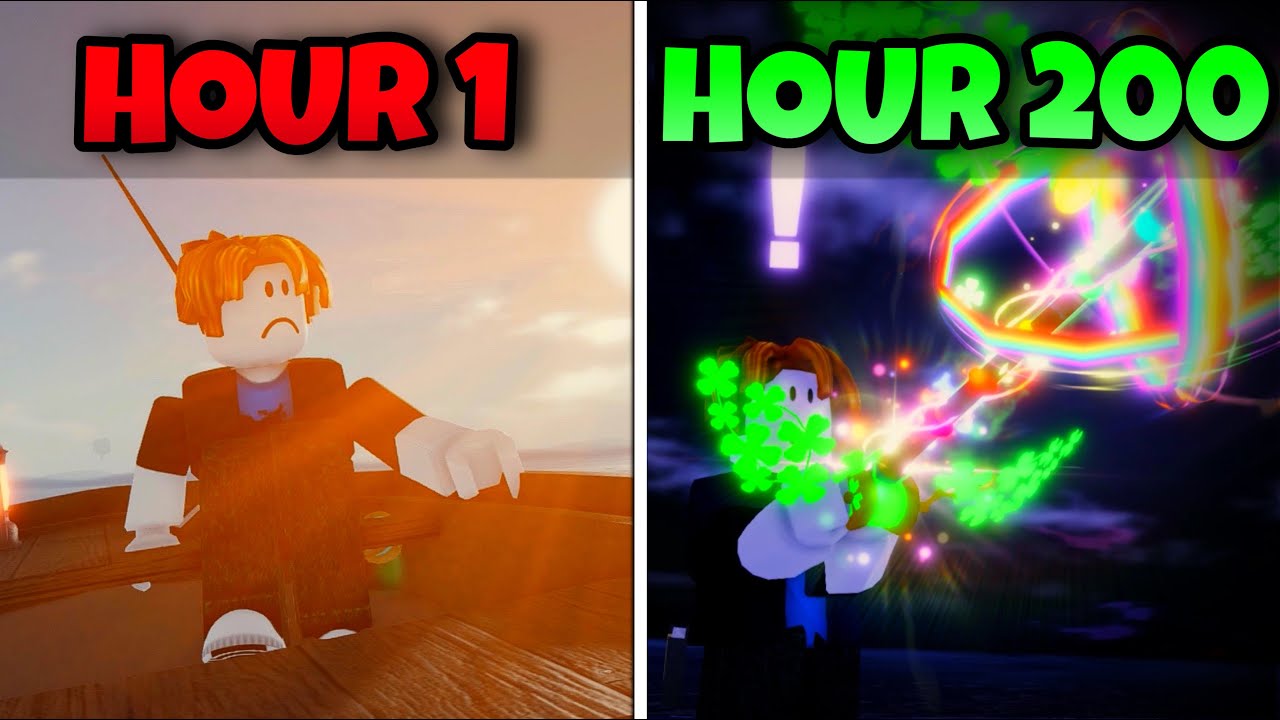 I Survived 200 Hours On Roblox Fisch (FULL MOVIE)