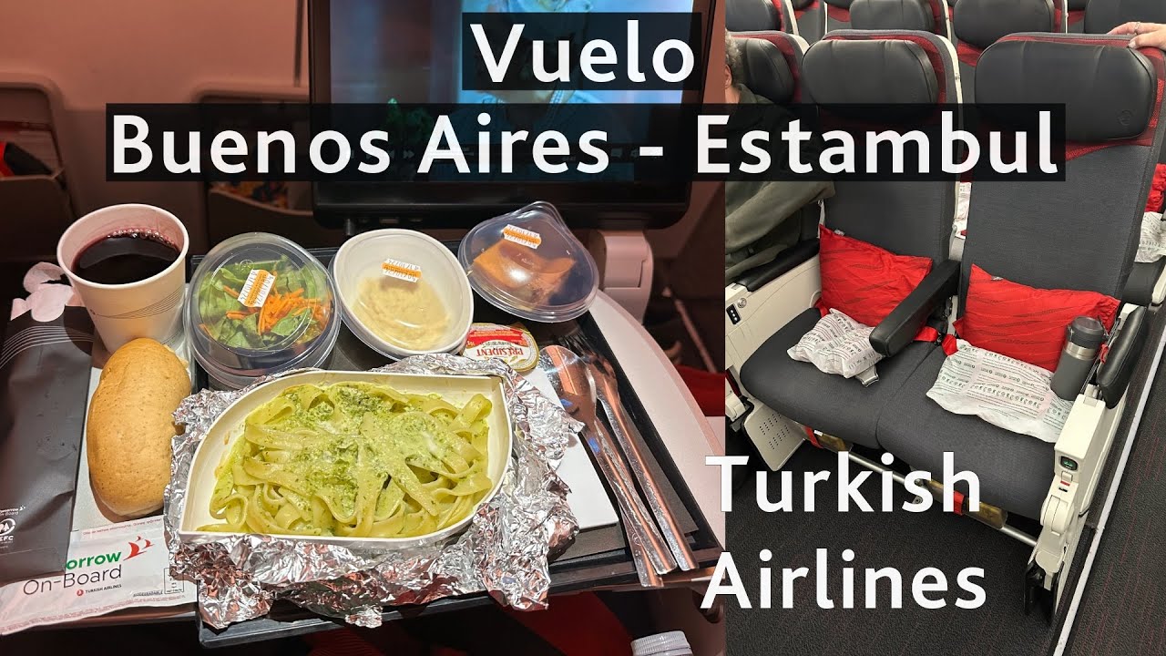 ✈️ Turkish Airlines Buenos Aires a Estambul vía San Pablo | Vuelo Airbus A350-900 Clase Económica