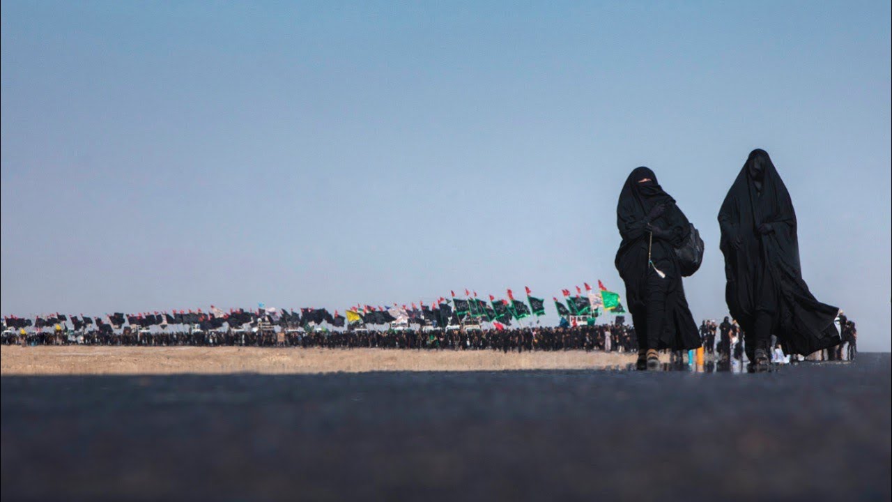 لقاء مع مدير قناة الانصاري علي اكرم اثناء تغطية مسيرة الاربعين موكب شهيدالجمعة الحسيني سنة 1445هـج