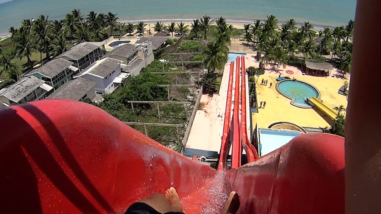 Fall Water Slide at Veneza Water Park