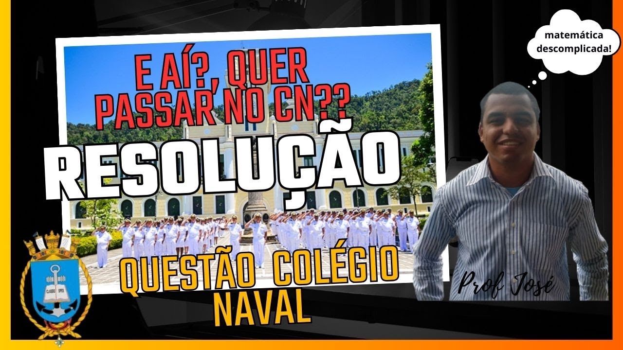 #resolu&ccedil;&atilde;o  Quest&atilde;o #colegionaval 2023 #concursomilitar