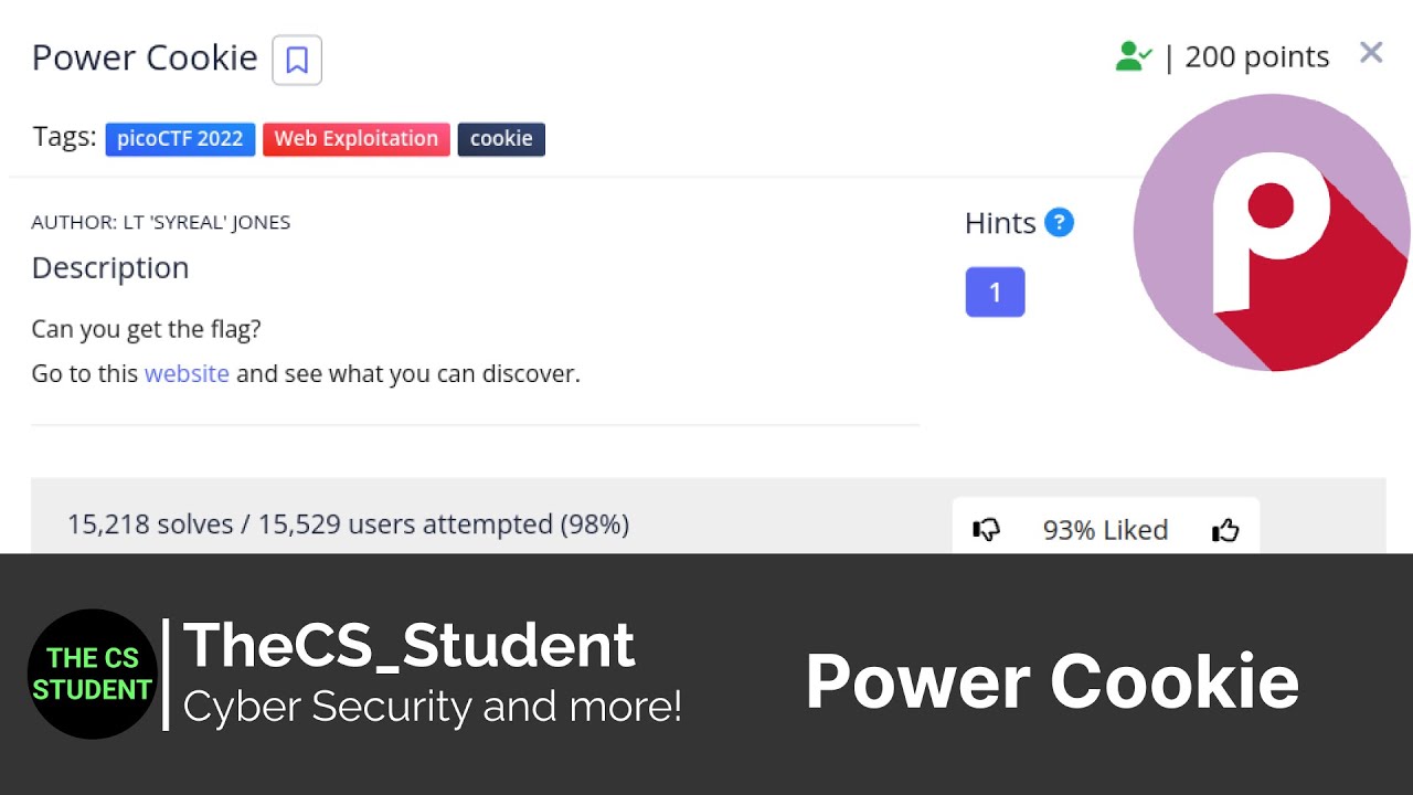 picoCTF Power Cookie