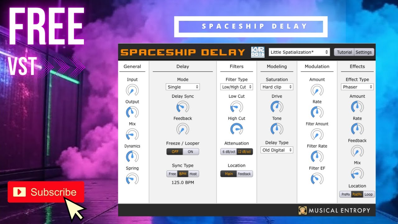 FREE VST Plugin💥Creative Delay | Spaceship Delay