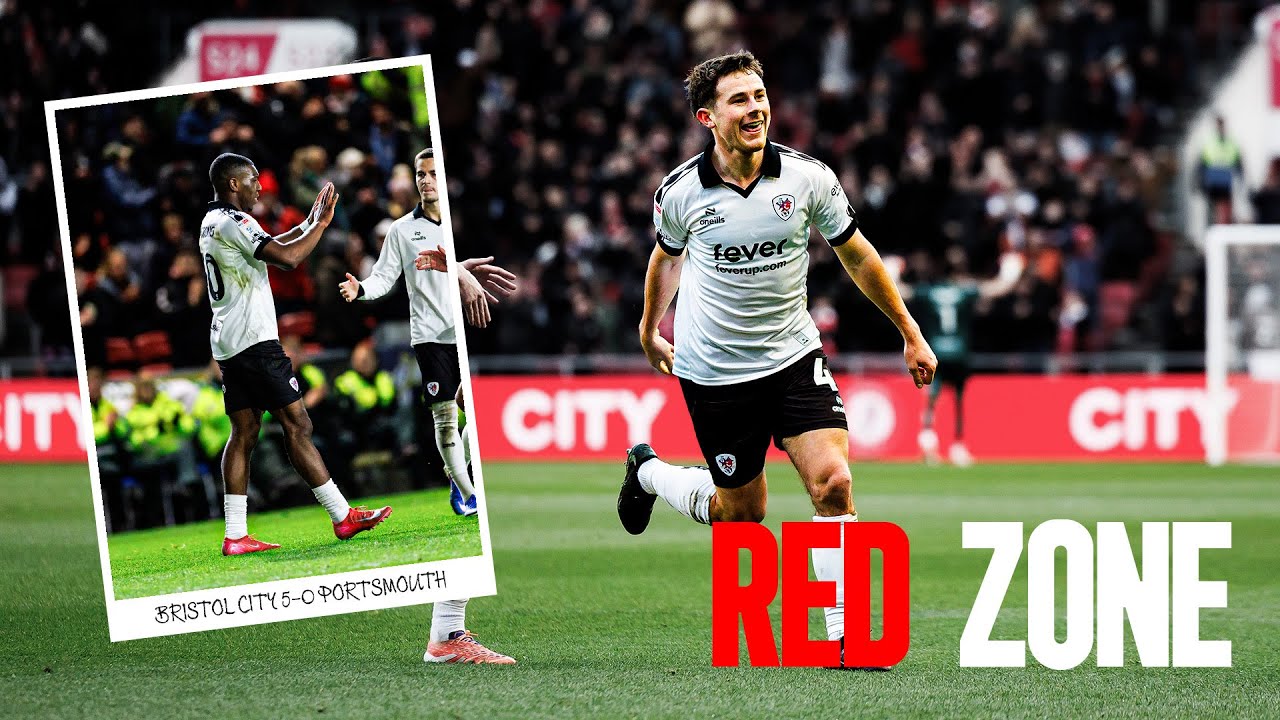 All FIVE goals from pitchside | Red Zone: Bristol City 5-0 Portsmouth