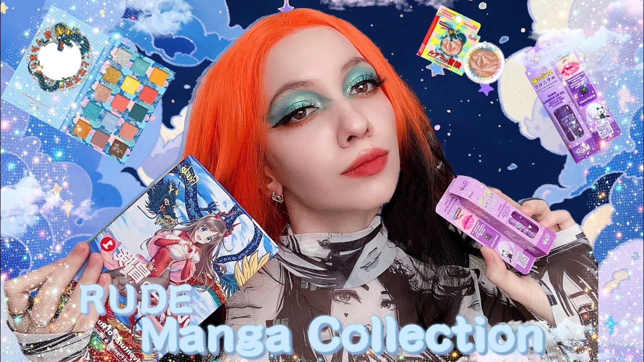 RUDE cosmetics manga collection | Adventures of Rudeko | Manga Sparkle Lip Oil 💎