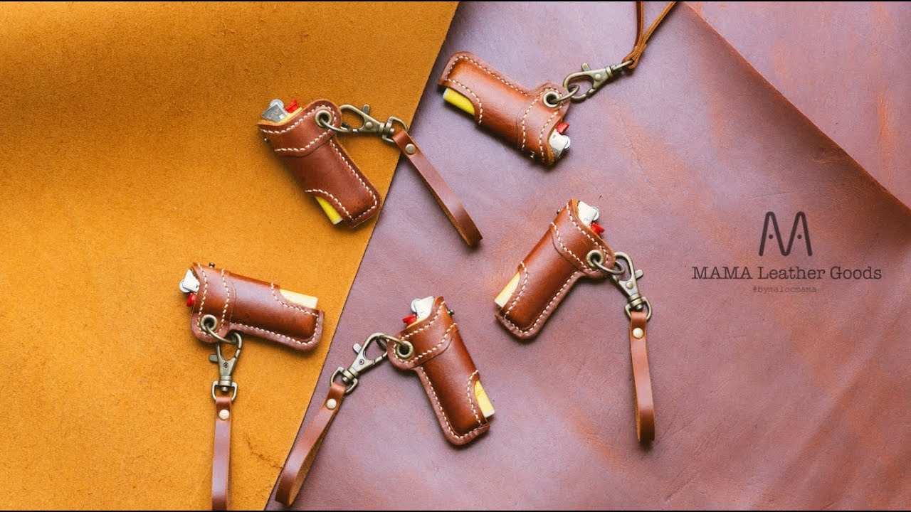 [Leather Craft] Leather Lighter Case-Bao quẹt của tôi #bymalocmama
