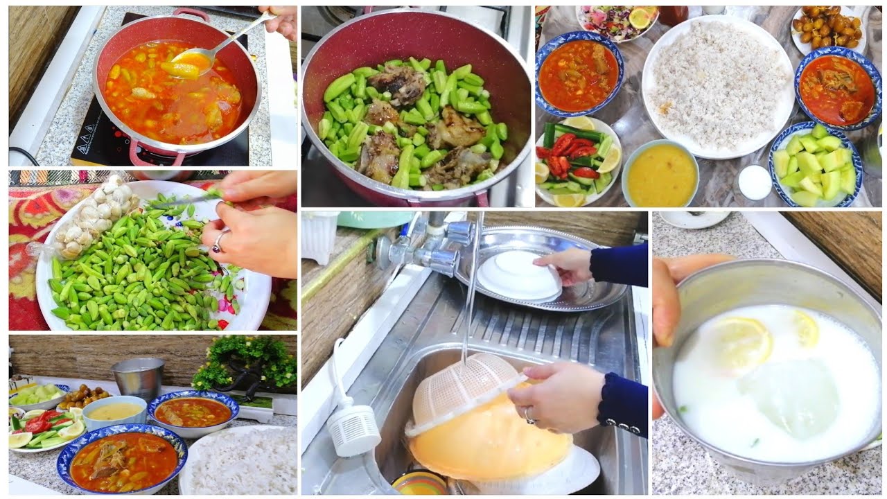 روتين رمضاني ممتع🤩طبخ وتحضير الفطور🍛🥗غسل الاماعين ورانه ورانه😆ليش مااصوم برمضان🤔👆