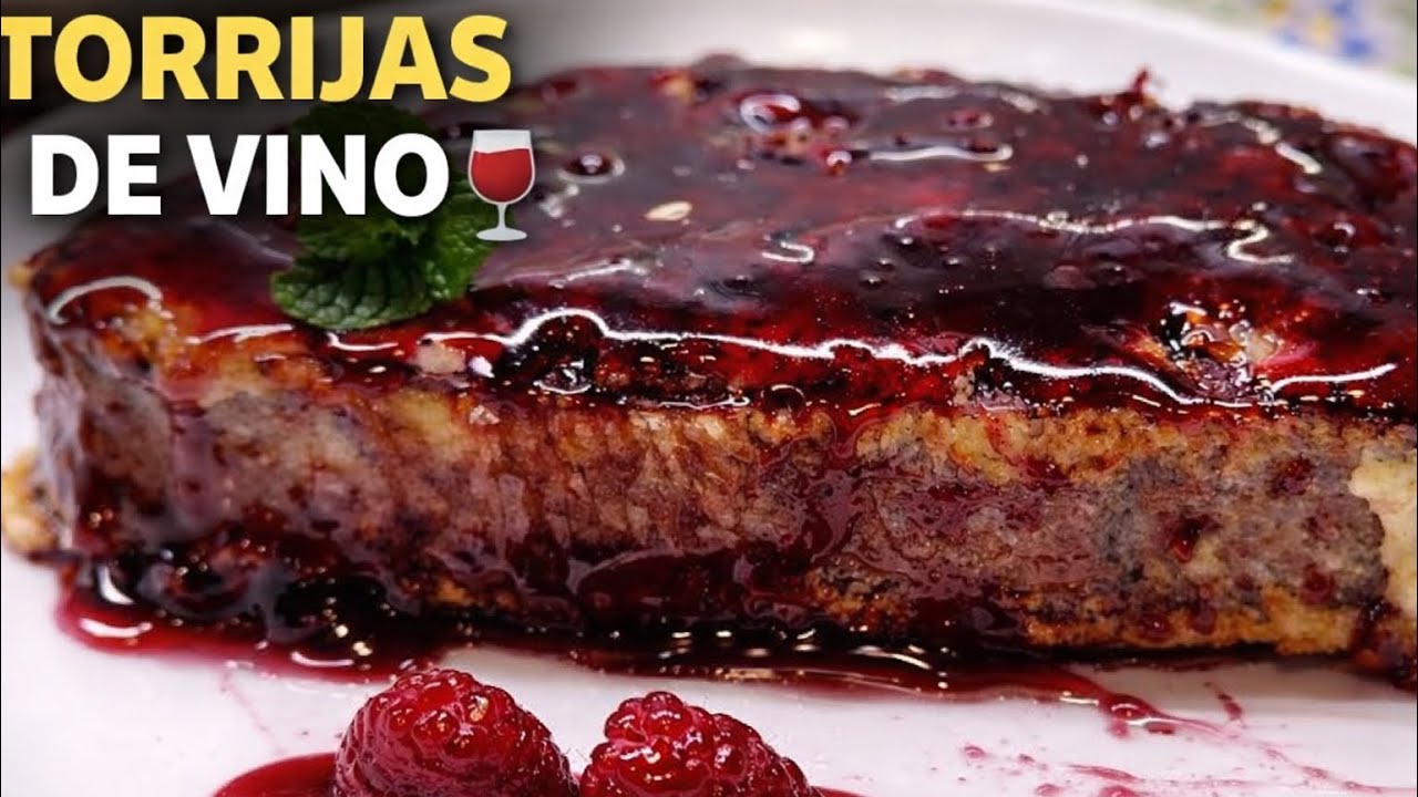 👉 TORRIJAS AL VINO TINTO TRADICIONALES 🍷 | Jugosas y muy fáciles