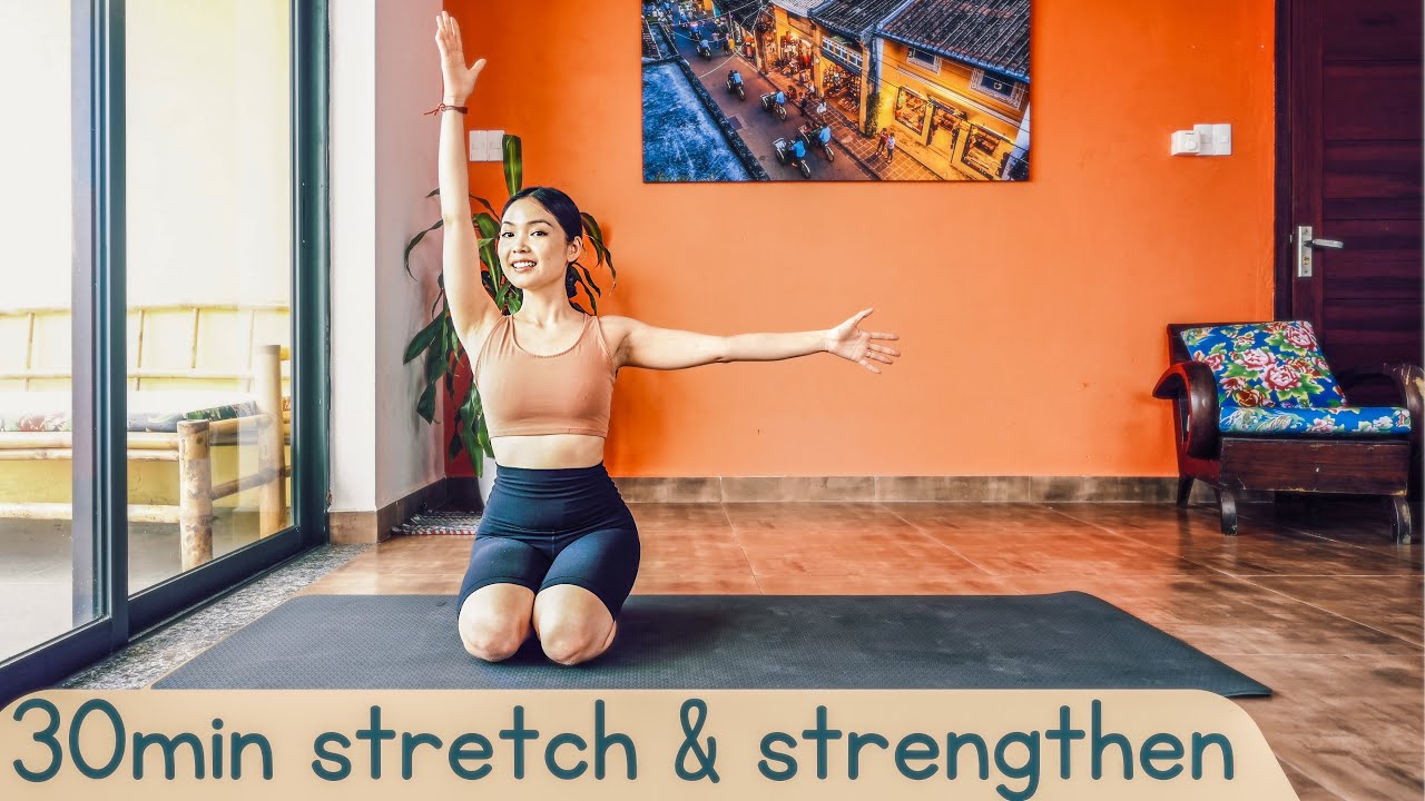 30 MIN STRETCH STRENGTHEN PILATES WORKOUT | Full Body Class