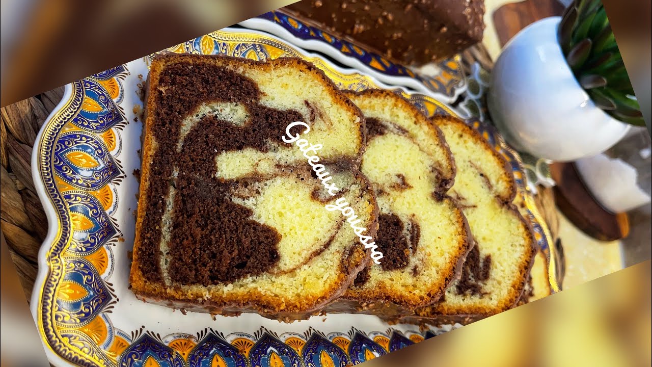 🍩 كيك رخامي بالشوكولا اتعلمي طريقة الكيك مثل المحترفين 💪👨‍🍳