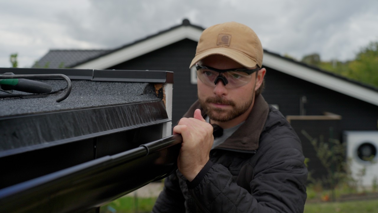 Savede for meget af mine Plastmo arkitekttagrender... (Montage)