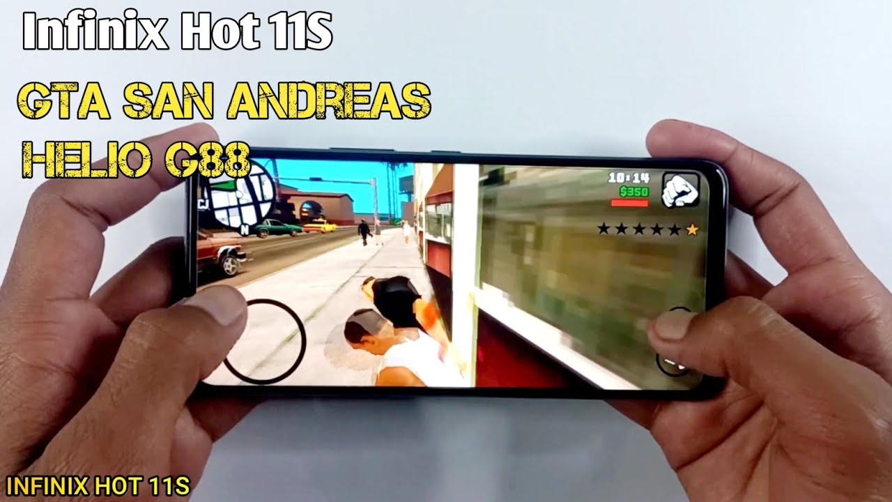 Infinix Hot 11s Gaming Test | GTA San Andreas, Ram 4Gb, Helio G88