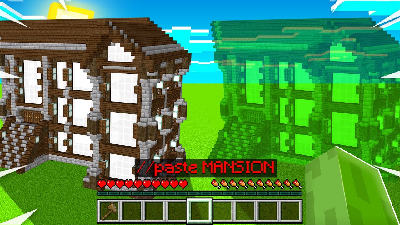 I CHEATED using an AUTO BUILD MOD in a BUILDING COMPETITION! (Minecraft Trolling Prank)