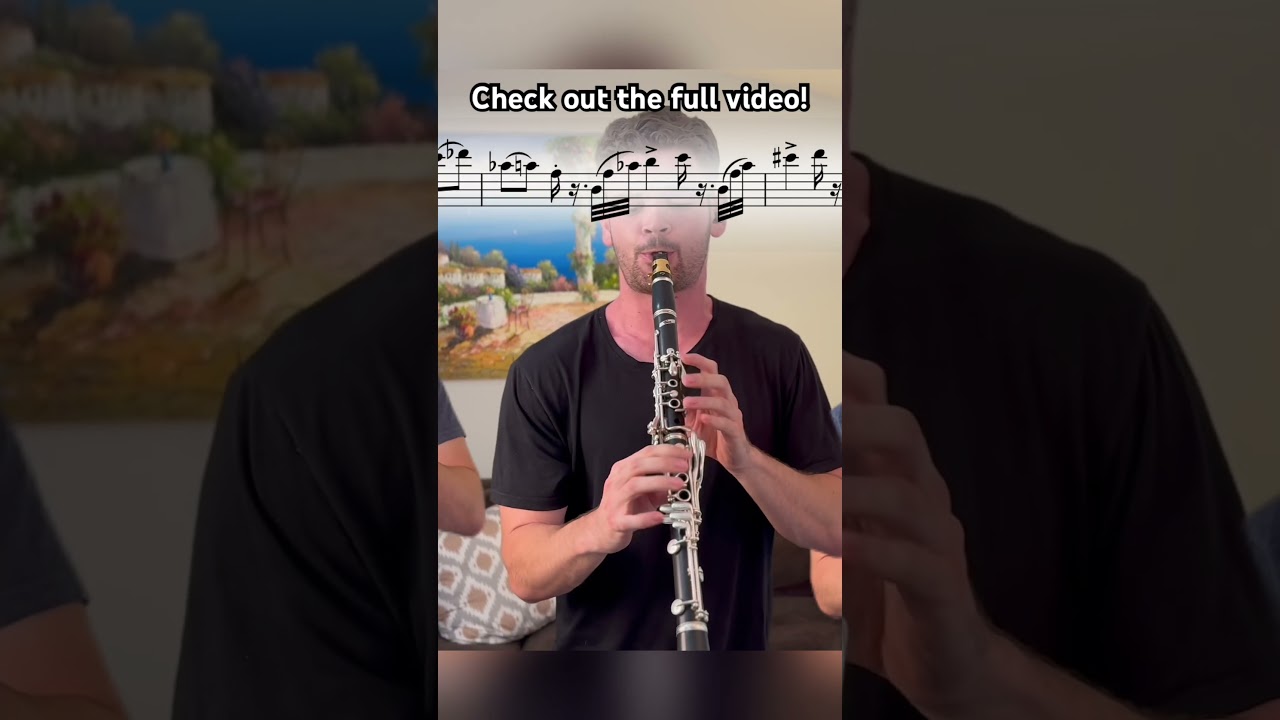 The incredible Poulenc sonata! #clarinet #musician #classicalmusic #clarinetist #piano #poulenc