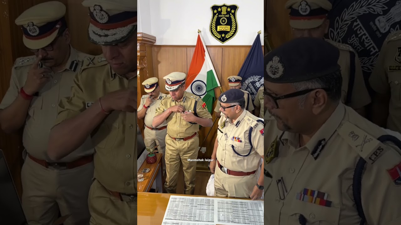 &ldquo;Sachin Mittal takes charge as Jaipur&rsquo;s new Police Commissioner 👮&zwj;♂️✨&rdquo;