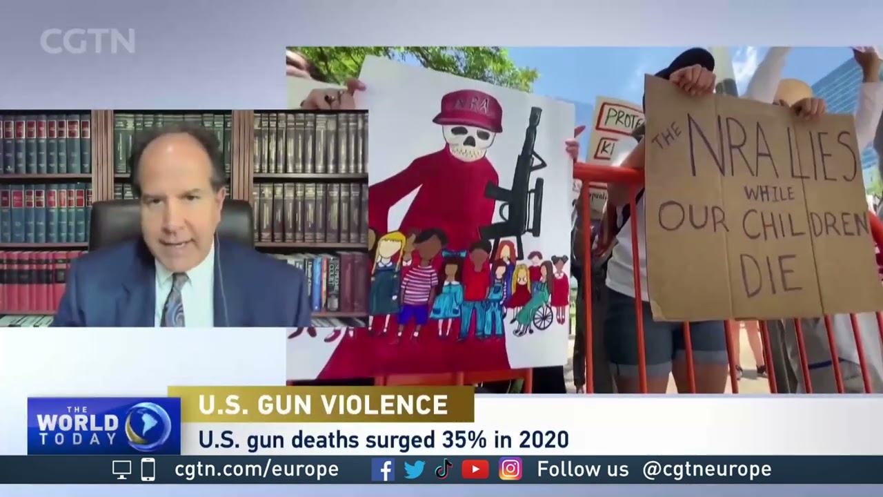 South Texas College of Law Houston Professor Dru Stevenson joins CGTN Europe