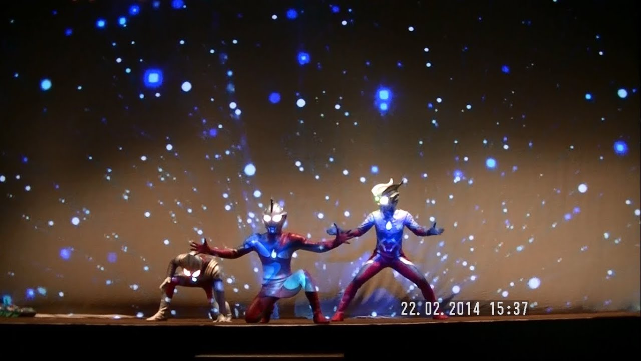 Ultraman Cosmos Live Show @Balai Sarbini Indonesia February 22nd 2014 Part 2