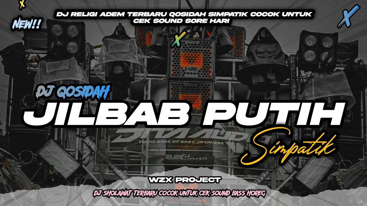 DJ TRAP SIMPATIK JILBAB PUTIH || DJ QOSIDAH TERBARU KALEM DAN SYAHDU 2025