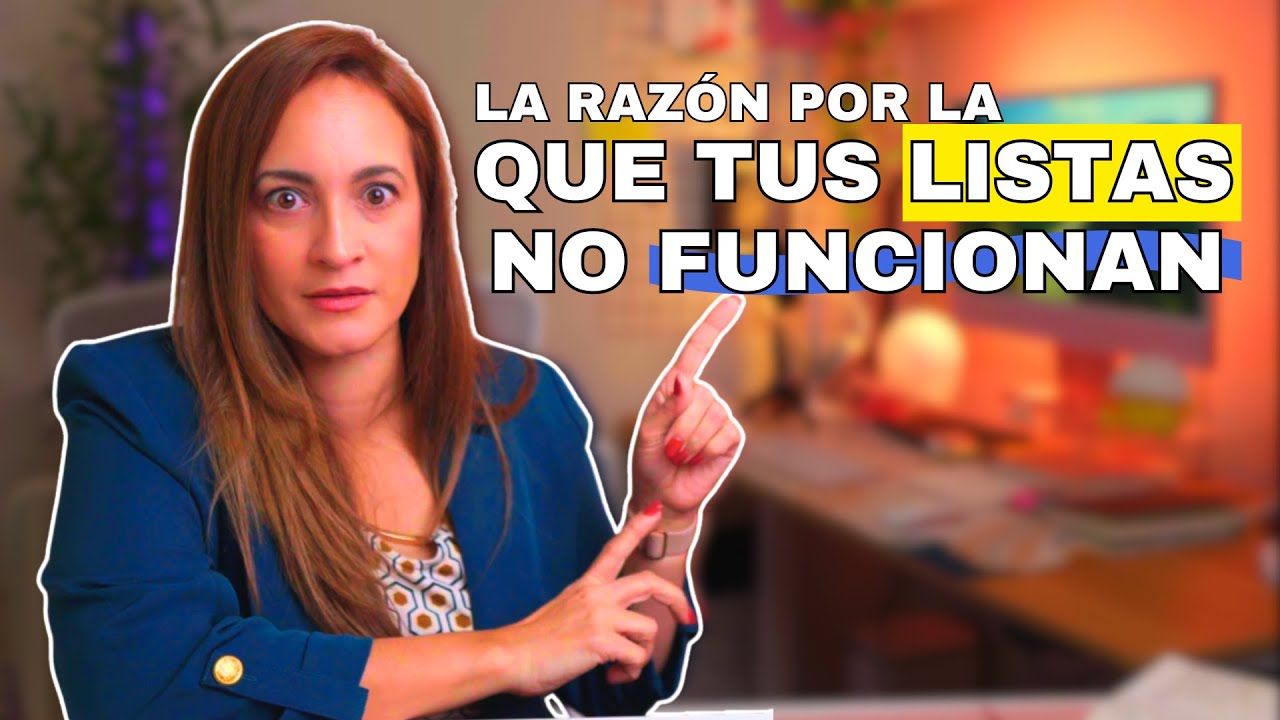 ¿Por qué nunca terminas tu lista de tareas?