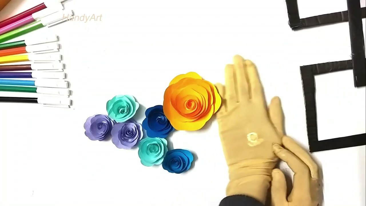 simple wall hanging paper craft ideas||colour paper wall hanging