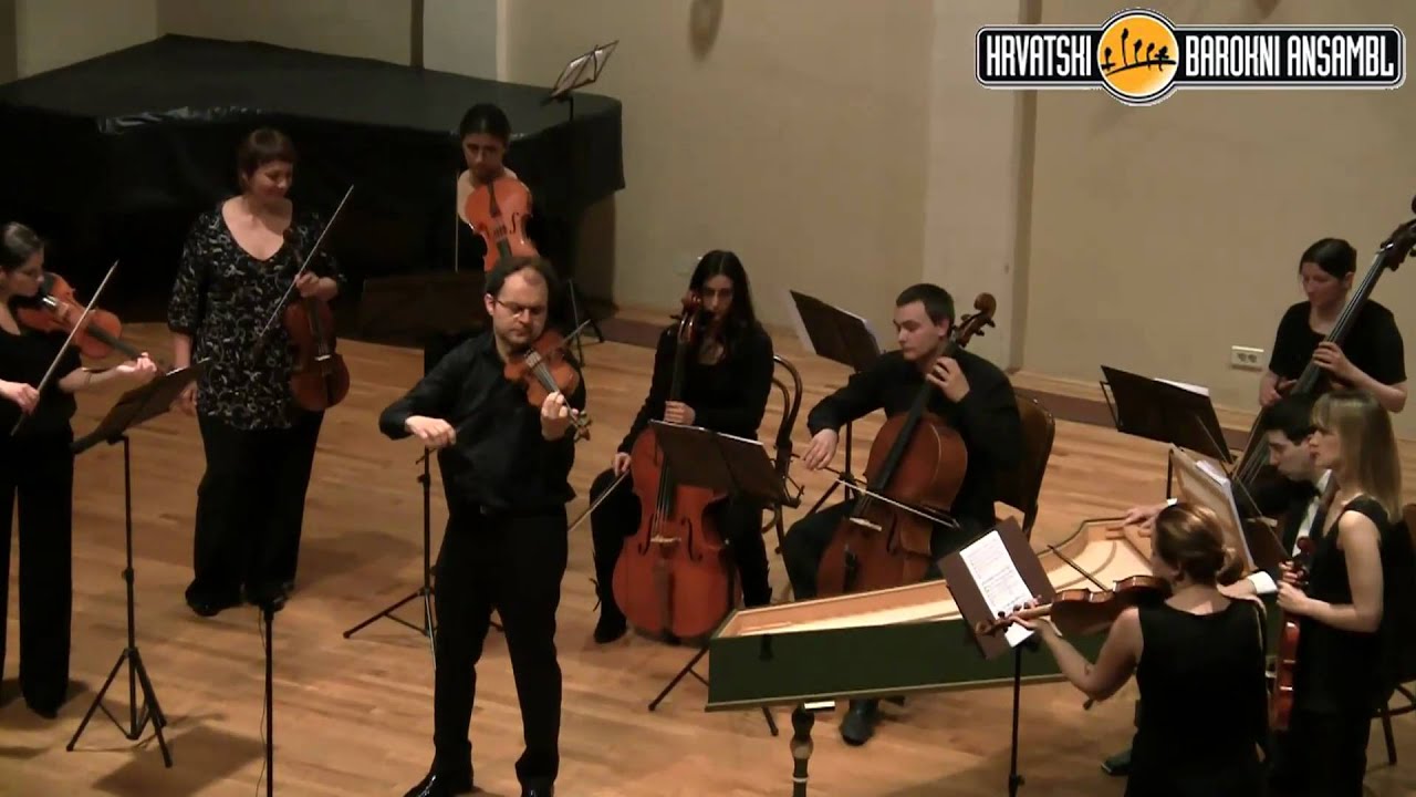 Giuseppe Tartini - Violin Concerto  - Largo andante - Croatian Baroque Ensemle