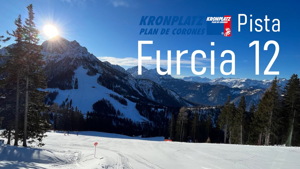 Pista Furcia 12 #kronplatz #plandecorones #dolomitisuperski #skislopes #superskibook