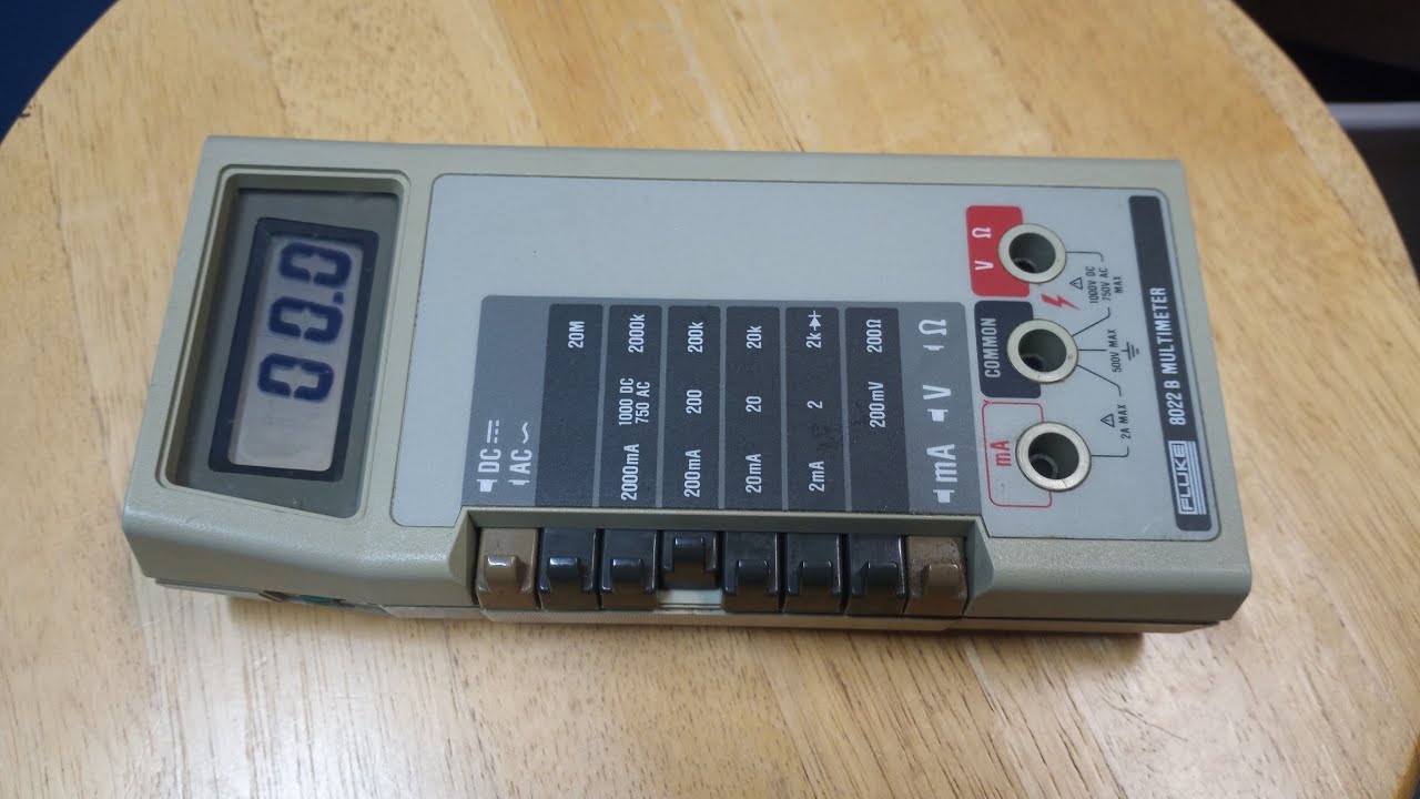 Repair of a 1982 Fluke 8022B