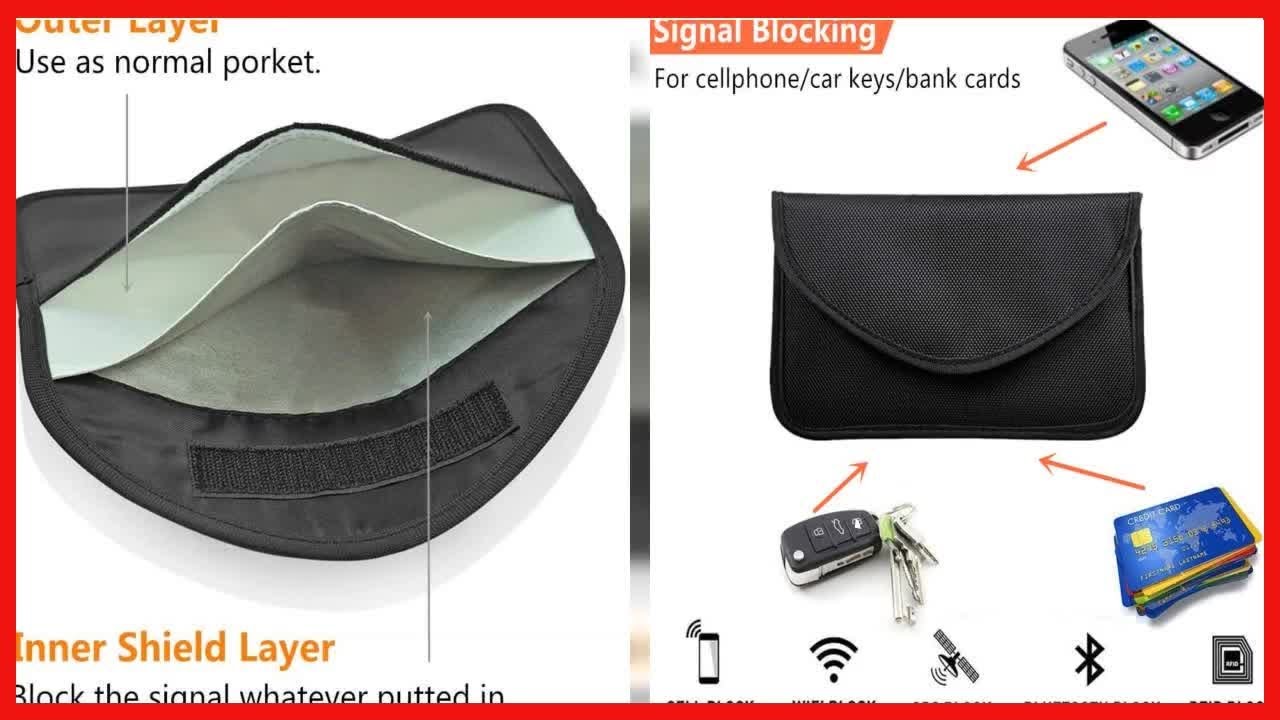 Protect Your Car and Privacy with a Faraday Signal Blocking Bag