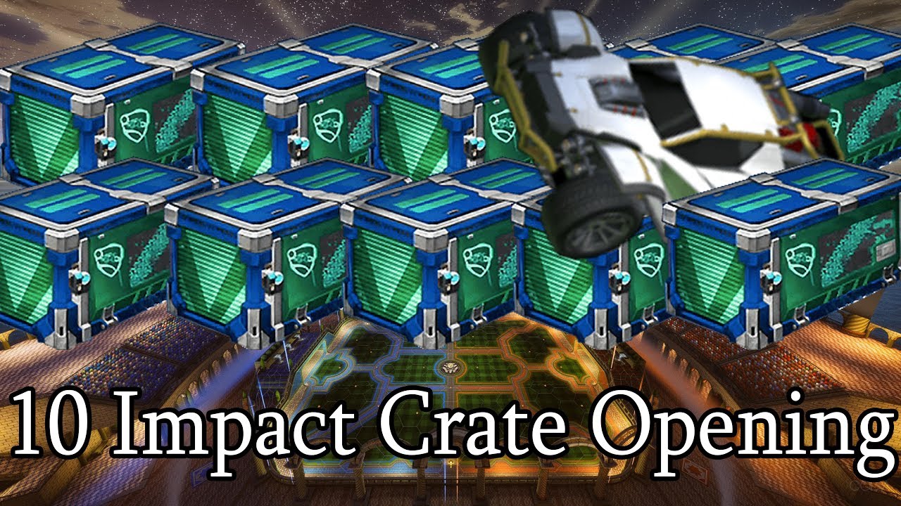 10 Impact Crate Opening - We Got Twinzer!! (Rocket League)