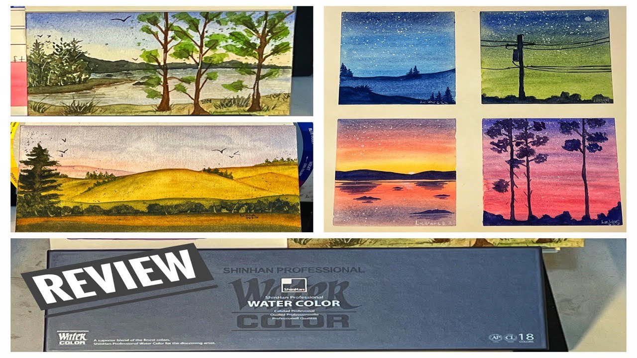 These Really Shocked Me! ShinHan Professional Watercolor REVIEW