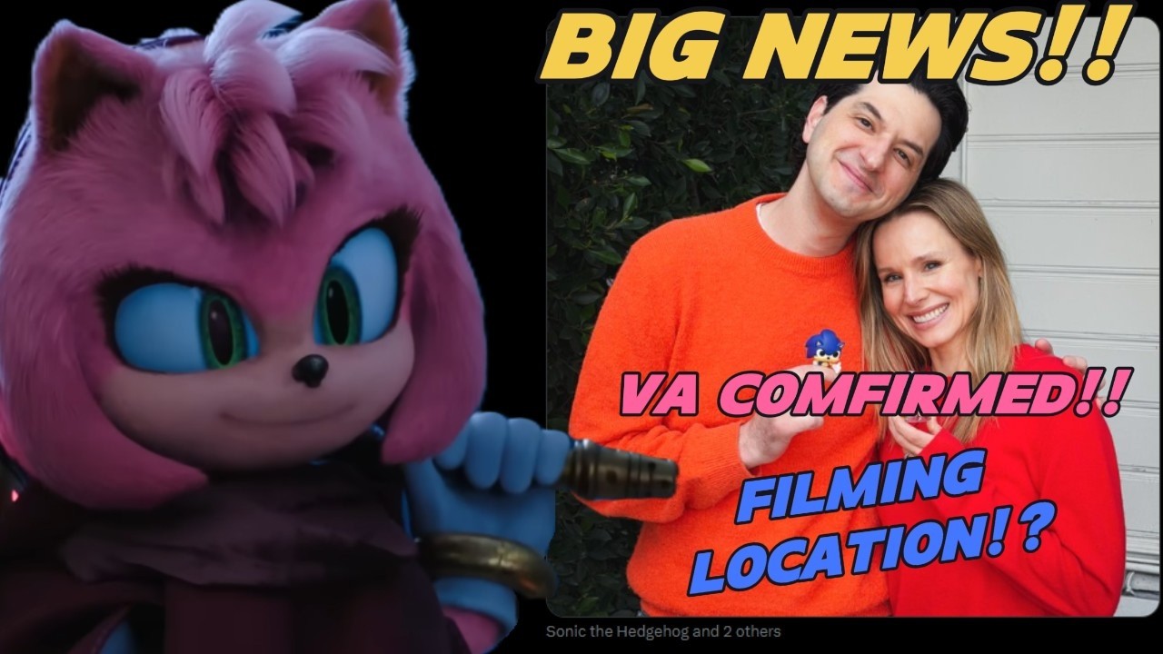 Amy Rose's Voice Actor & Filming Location Confirmed For Sonic 4!!