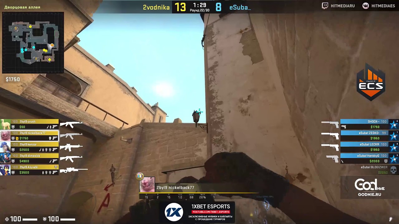 eSuba vs paryvodnikov Highlights at ECS Season 8 Europe Pinnacle Cup Open Qualifier 1