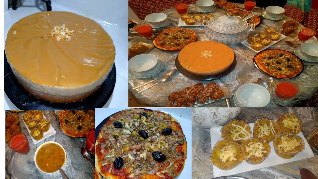 ثالت يوم رمضان شاركت معاكم الحريرة بيتزا طاجين بطريقة جديدة او تحلية رائعة ببيضة واحدة
