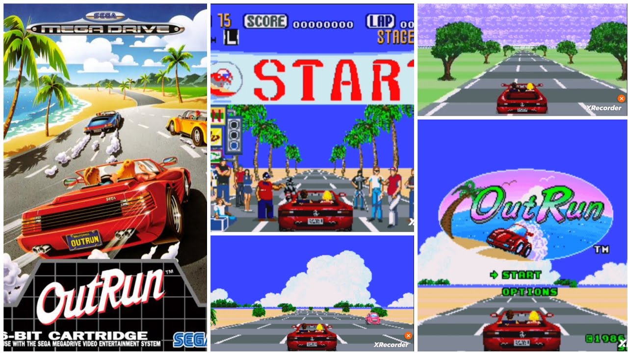 |  OUTRUN  | GAMEPLAY  | SEGA MEGA DRIVE/GENESIS   | 