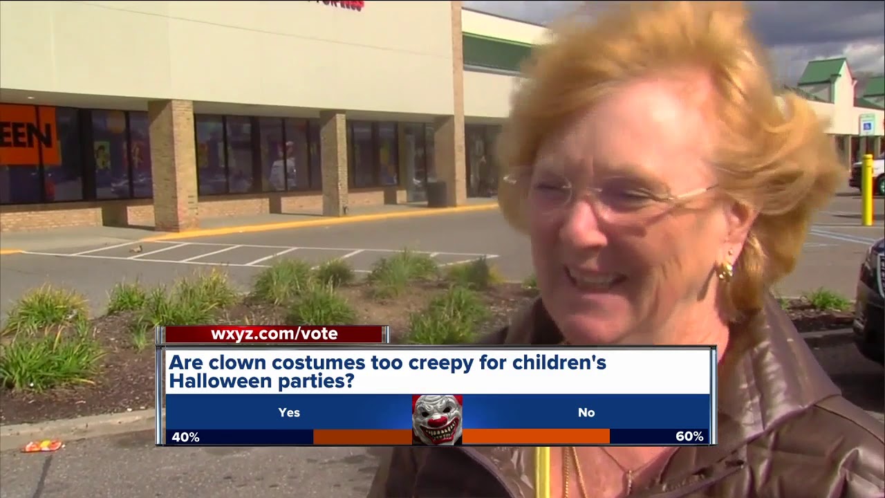 Metro Detroit city bans clown costumes at Halloween event