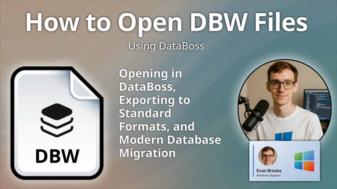 Как открыть файлы DBW (база данных DataBoss)