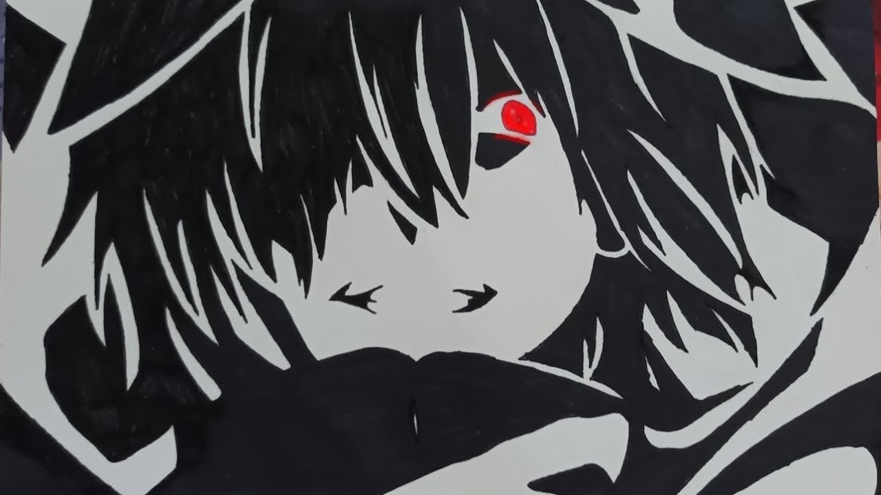 how to draw (shadow) cid kagenou from anime kage no jitsuryokusha ni naritakute!
