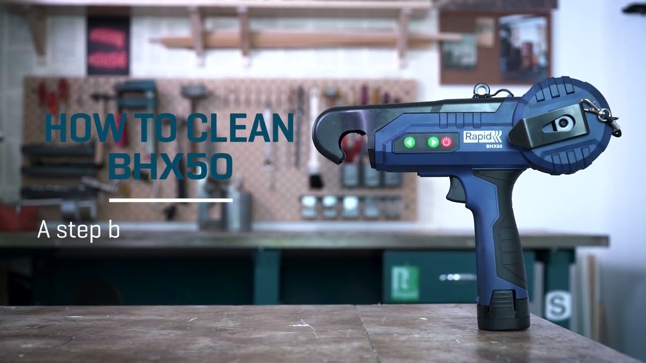 How to clean BHX50 vine tying machine | A step by step instruction