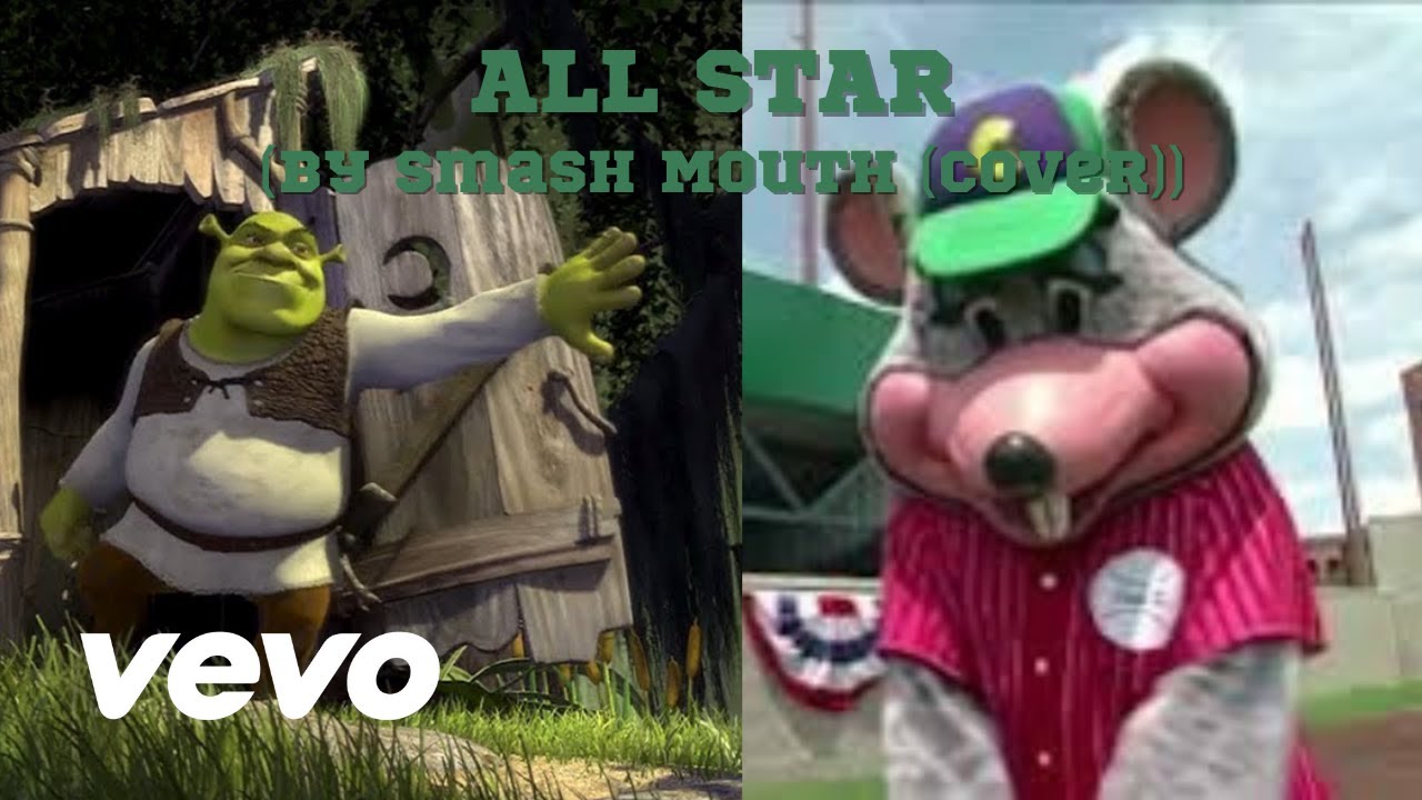 Chuck E. Cheese feat. Shrek - All Star (by Smash Mouth) - Unofficial Music Video