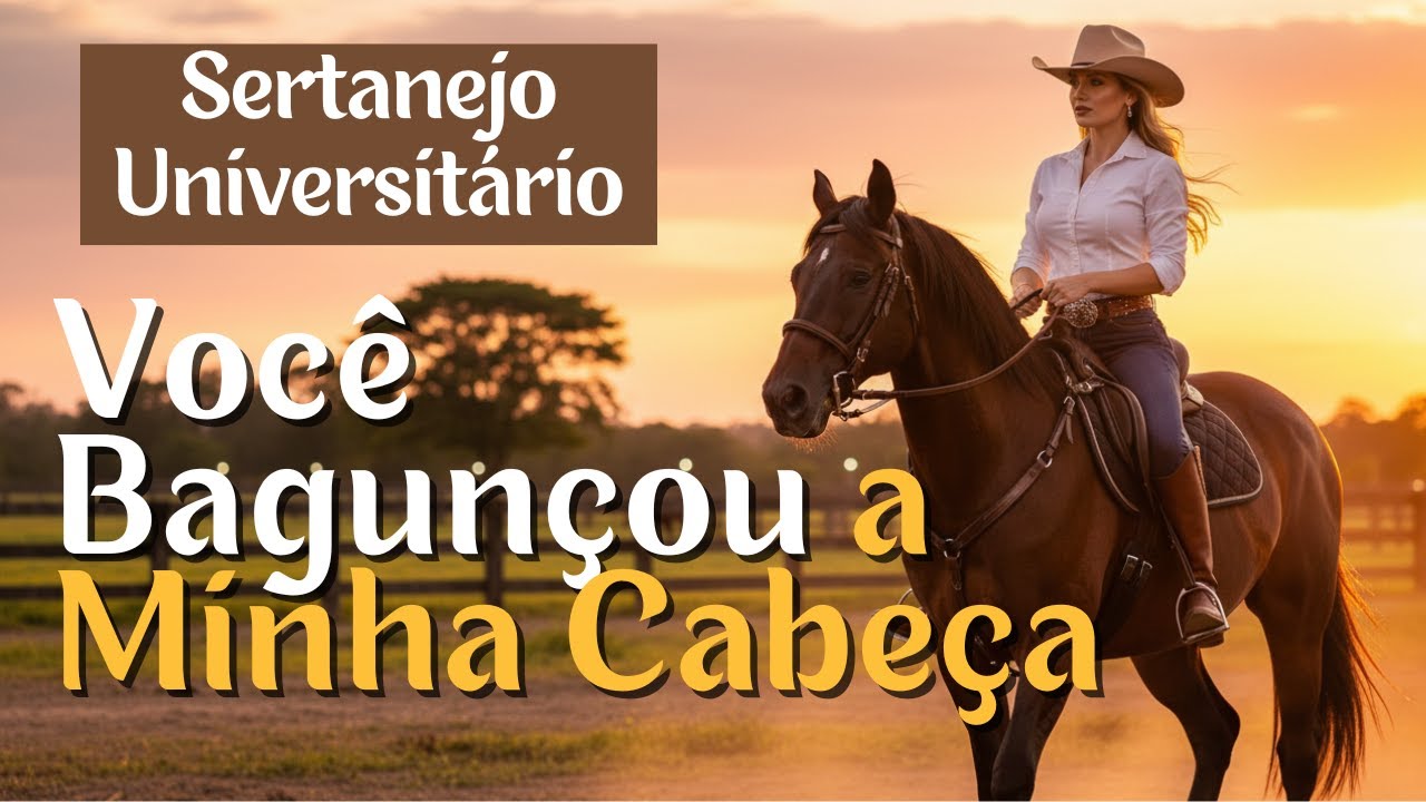 MÚSICAS SERTANEJO UNIVERSITÁRIO | Você Bagunçou a Minha Cabeça