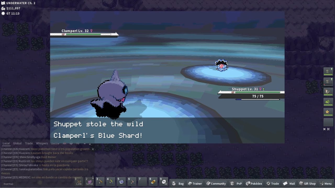 How to get a blue shard in pokemmo