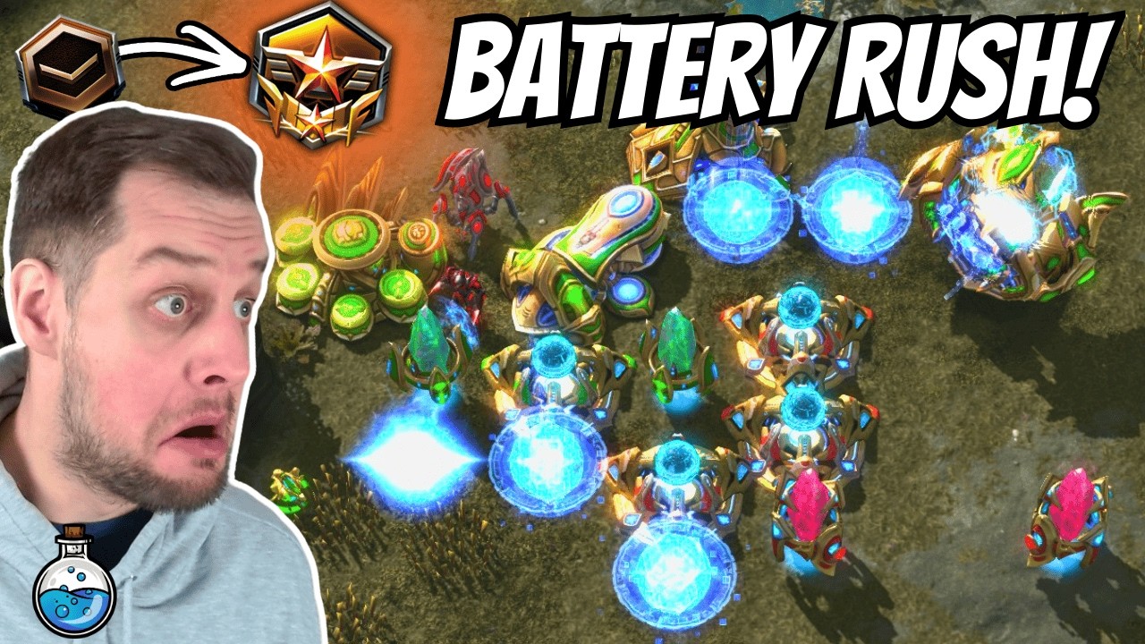 He rushed before I had ANY UNITS! | Void Rays Only to Grandmaster #7 StarCraft 2