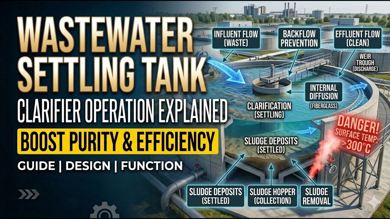 Working Principle of Settling Tank | Floculant Settling | Types Of Settling | Zone Settling
