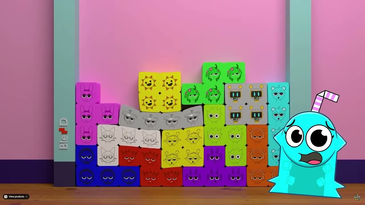 OC SPRUNKI VS TETRIS