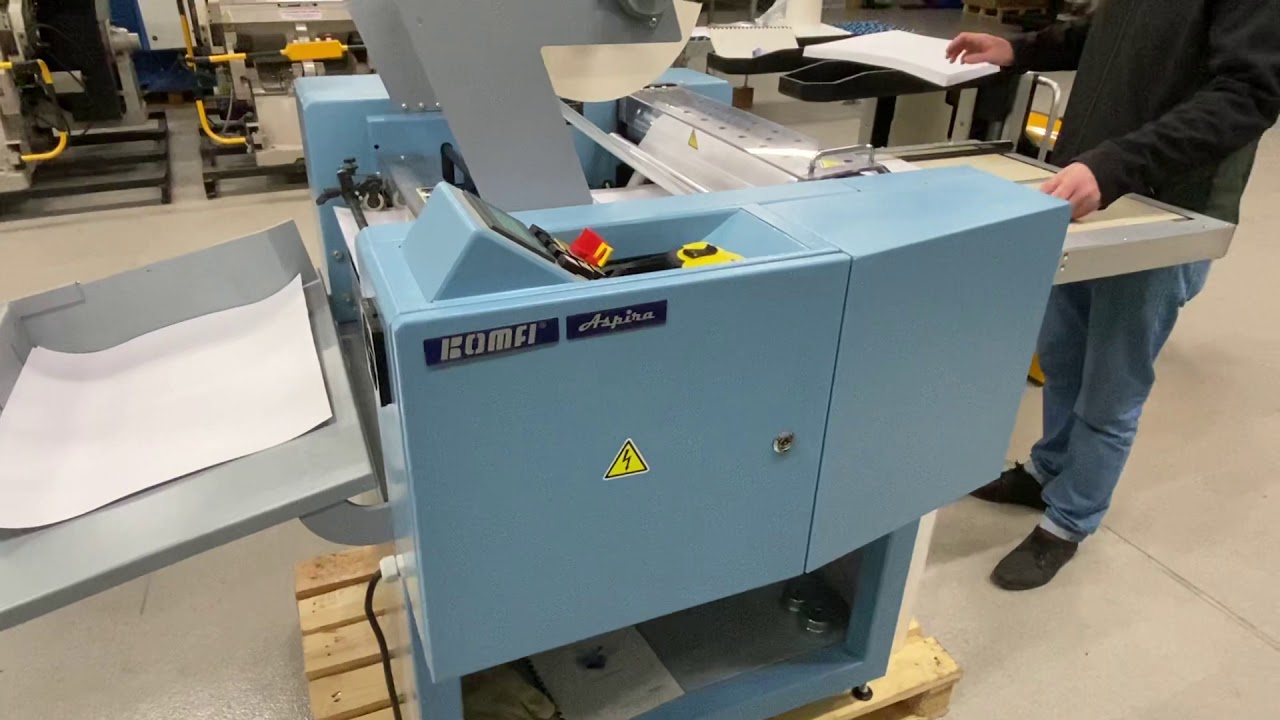 Komfi Aspira 52 laminator test on thin paper