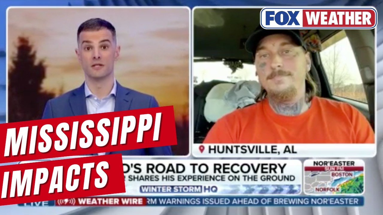 Storm Chaser Talks About Impacts Of Ice Storm In Mississippi