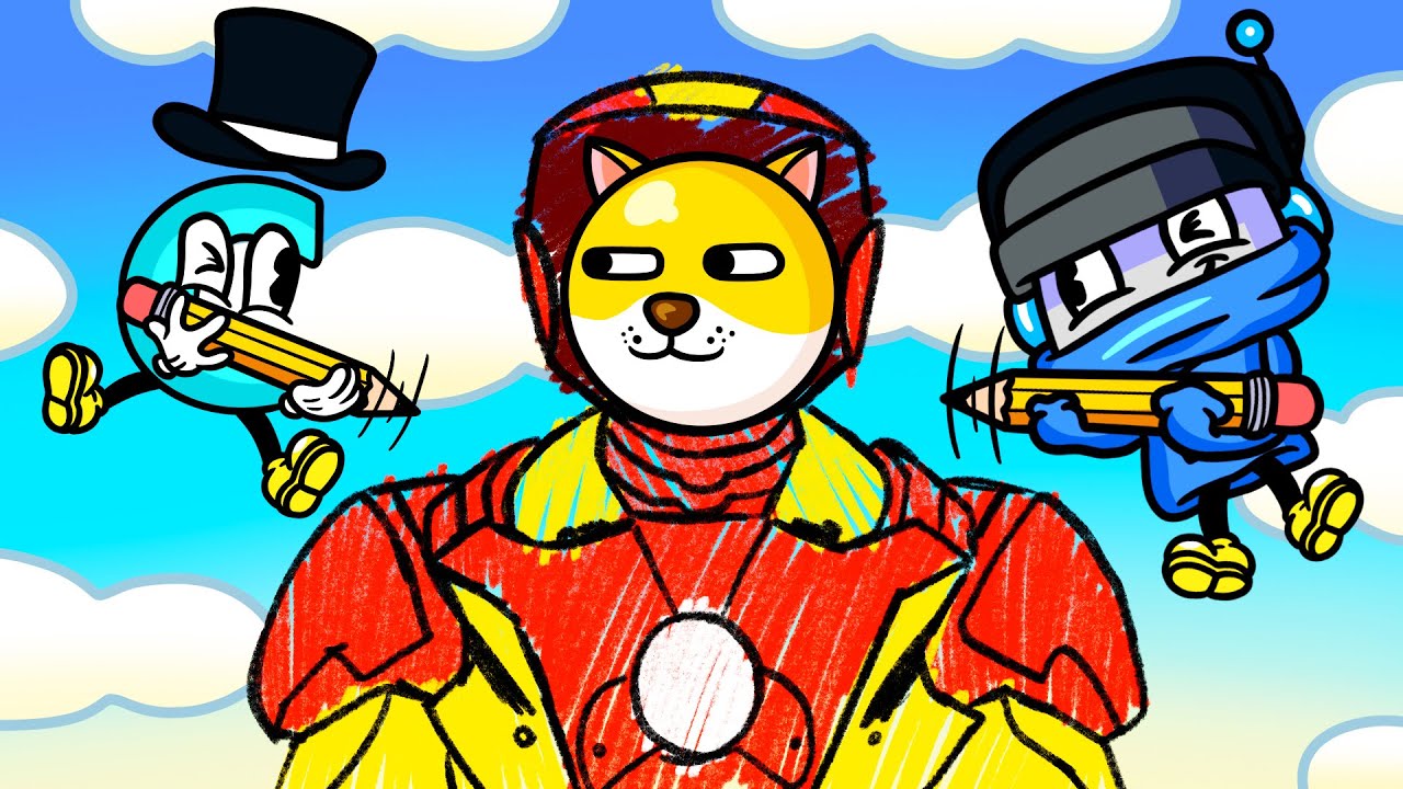 We Drew an Iron Man Suit for a Dumb Doge in Save the Doge!